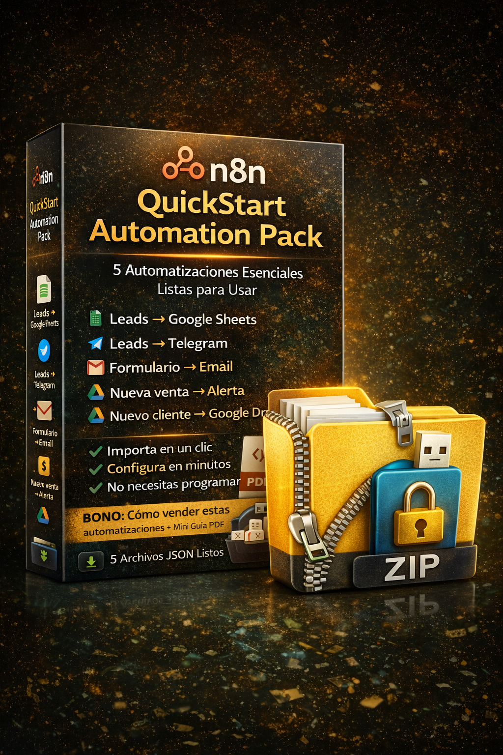 n8n Instant Automation Kit / Automatizaciones listas en 5 minutos