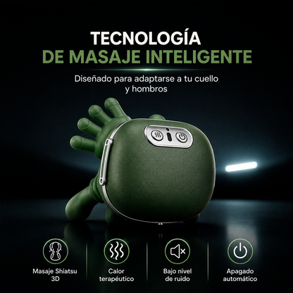 Masajeador Manitos Cuello Hombro Pierna Con Calor Recargable