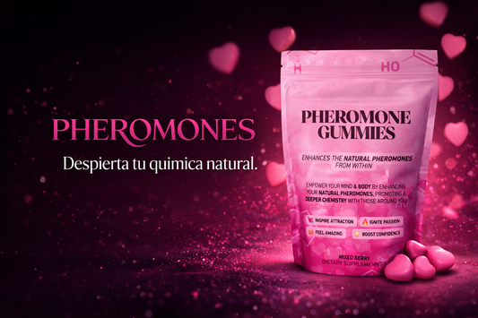 (Doble concentración 2X) Gomitas con Feromonas / Siéntete más Atractiva, Segura y Deseada