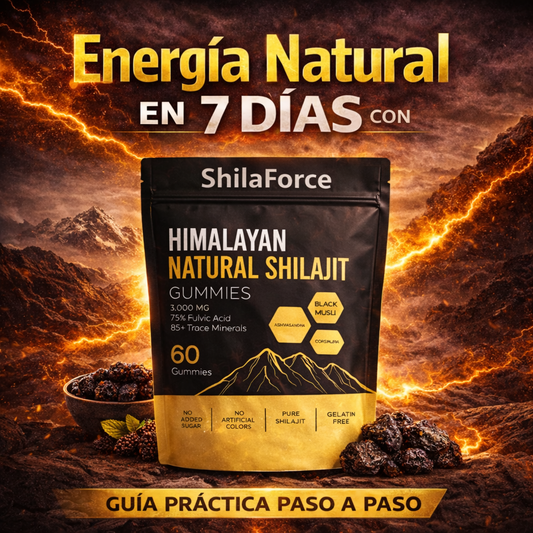 Ebook “Energía natural en 7 días con Shilajit”