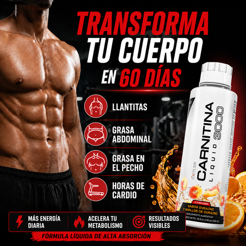 L-Carnitine / Apoya la quema de grasa y el rendimiento
