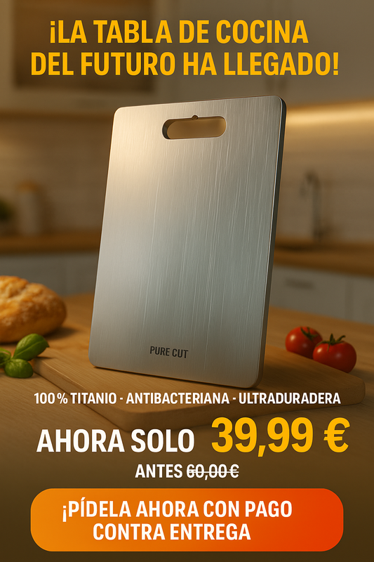 TitanCut – La tabla de titanio que transforma tu cocina