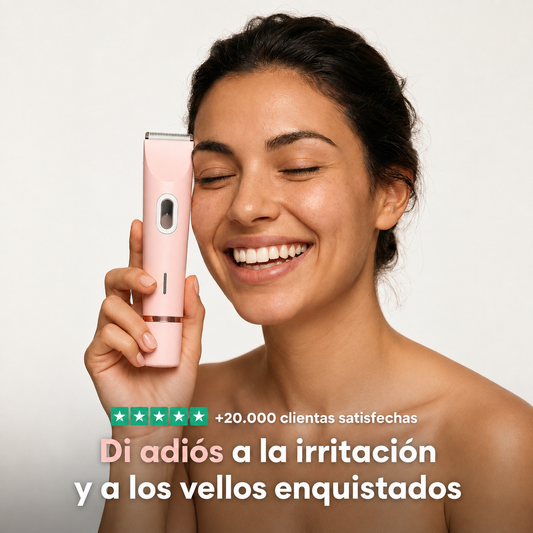 PureSkin – Afeitadora Eléctrica Doble Cabezal - Unisex - Recargable