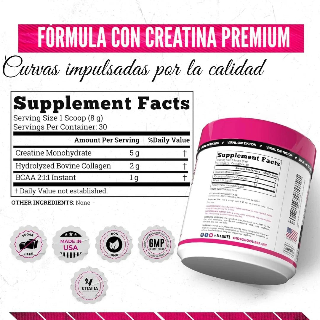 CREATINE WOMAN - GLUTEOS MAS GRANDES EN 30 DÍAS 🍑