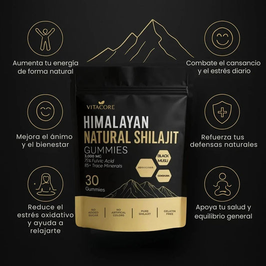 Shilajit Gummies + Maca Negra Premium