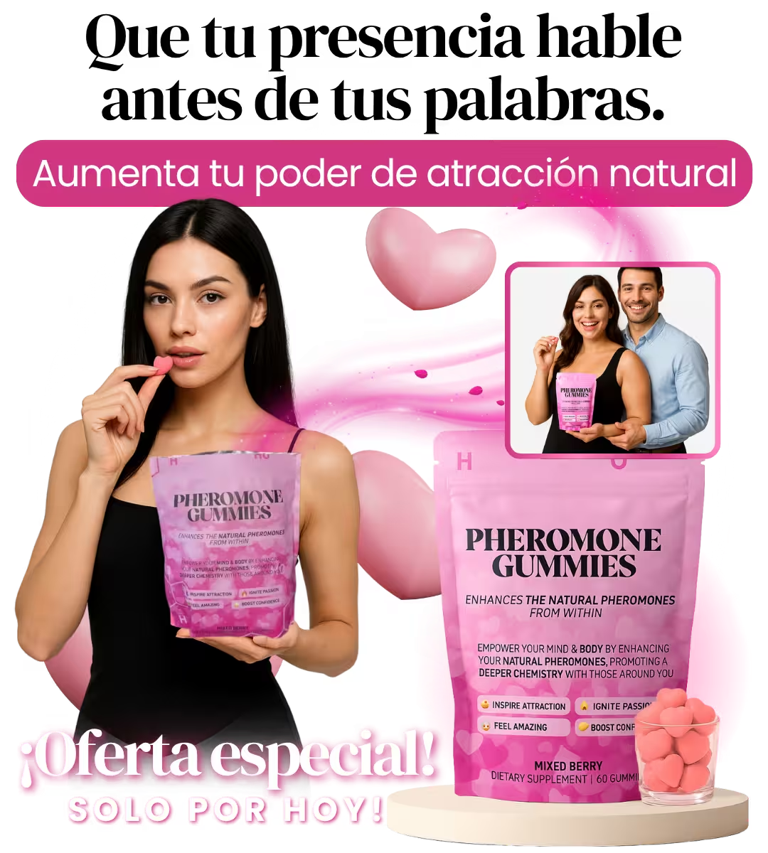 Gomitas del Deseo con Feromonas